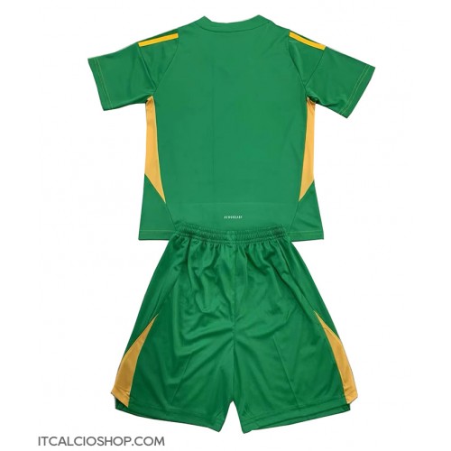 Italia Portiere Seconda Maglia Bambino Europei 2024 Manica Corta (+ Pantaloni corti)